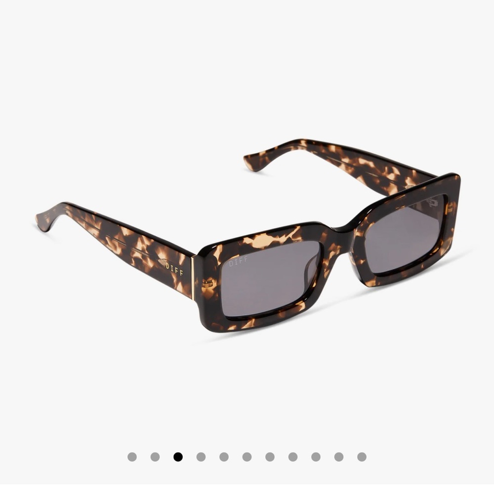 Diff Eyewear Brown Tortoise Sunglasses